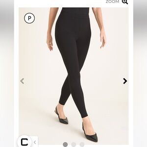 Chico’s Black Petite Ponte Leggings - 8P (Chico’s 1P) - Preowned